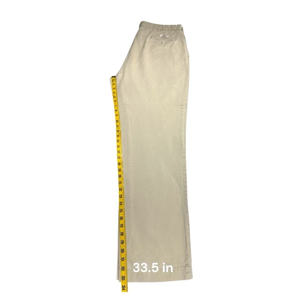 Polo Ralph‎ Lauren Men's Classic Chino Pants 100% Cotton Khaki 38/34